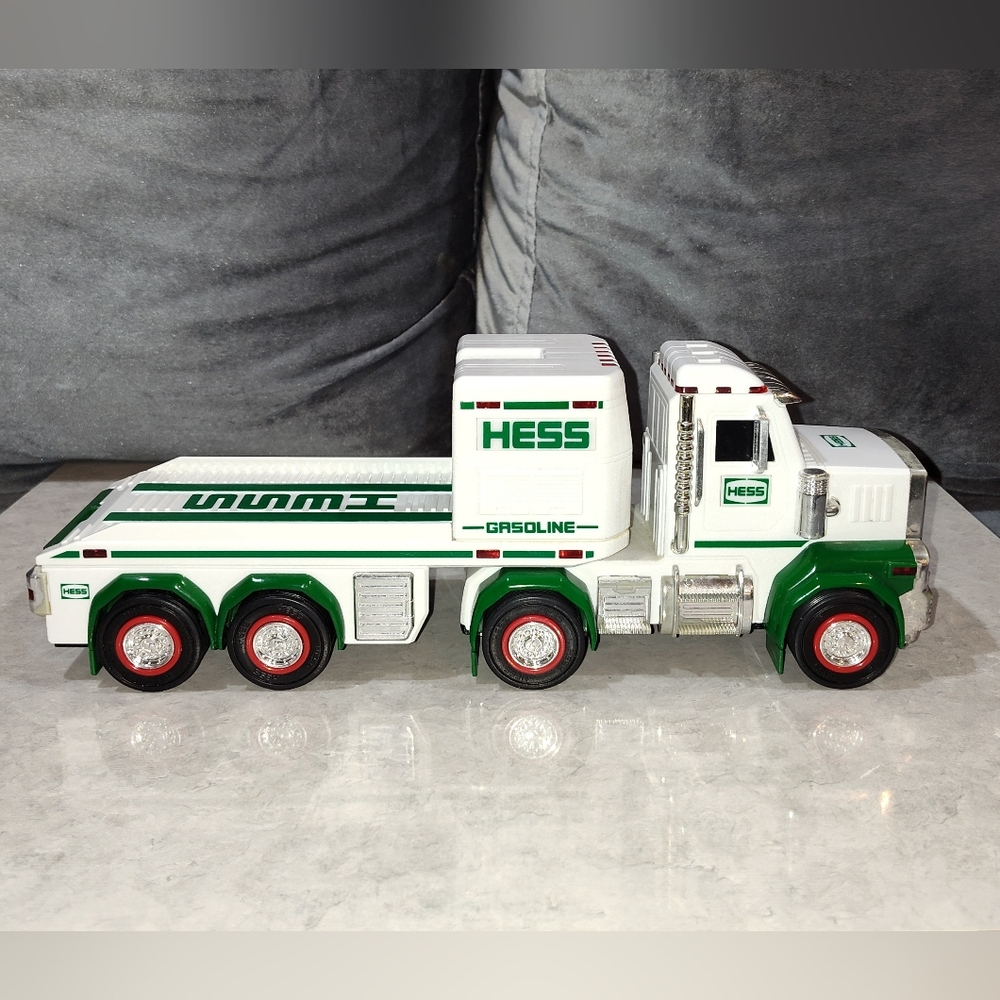 2013 HESS CORP. COLLECTIBLE HESS TRUCK (MISSING MINI BACKHOE)